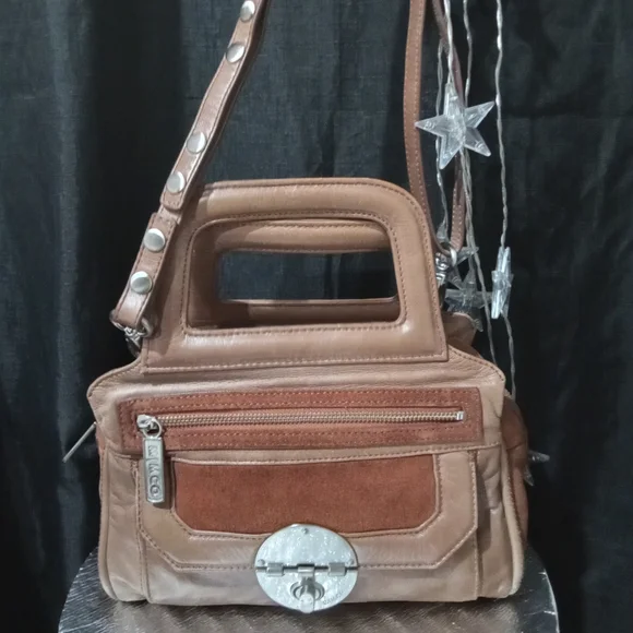 ‼️L👀K‼️ 🤑QUICK SALE🤑 MIMCO BROWN PURSE HANDBAG IN EXC.COND. INSIDE & OUT - Picture 7 of 11